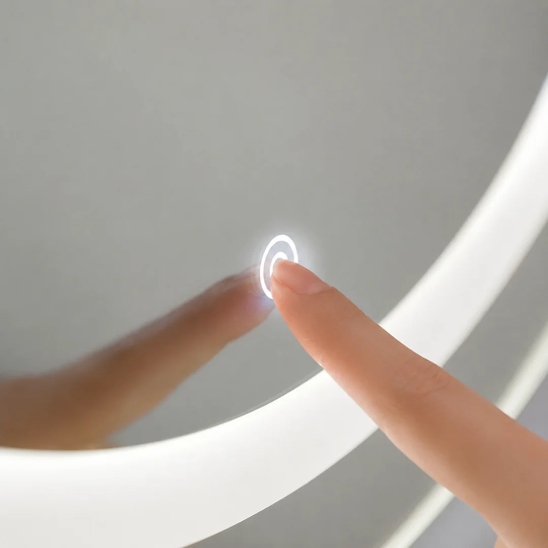 Botão touch screen com dimmer